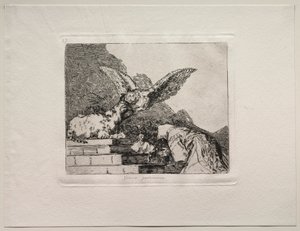 Gli orrori della guerra: Pantomima felina da Francisco de Goya