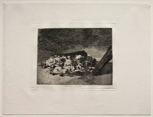 Gli orrori della guerra: Raccolta dei morti