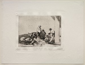 Gli orrori della guerra: È inutile gridare da Francisco de Goya