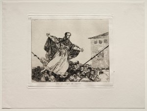 Gli orrori della guerra: Che la corda si spezzi da Francisco de Goya