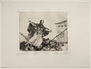 Gli orrori della guerra: possa la corda spezzarsi da Francisco de Goya