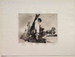 Gli orrori della guerra: nemmeno in questo caso da Francisco de Goya