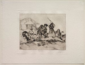 Gli orrori della guerra: Marmaglia da Francisco de Goya