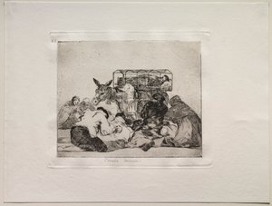 Gli orrori della guerra: Strana devozione! da Francisco de Goya