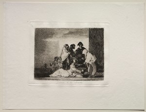 Gli orrori della guerra: grazie al miglio da Francisco de Goya