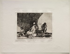 Gli orrori della guerra: I sani e i malati da Francisco de Goya