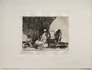 Gli orrori della guerra: I sani e i malati da Francisco de Goya