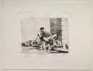 Gli orrori della guerra: Al cimitero da Francisco de Goya
