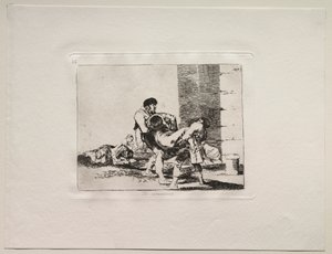 Gli orrori della guerra: al cimitero da Francisco de Goya