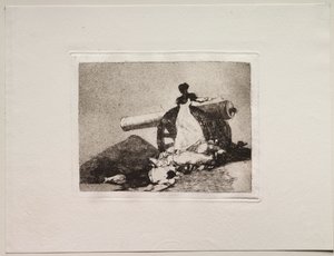 Gli orrori della guerra: Che coraggio! da Francisco de Goya