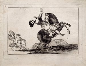 Il Ladro di Cavalli dalla serie Los Disparates Follies, 1815-1819