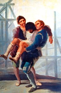 Il Muratore Ferito, 1786-1787 da Francisco de Goya