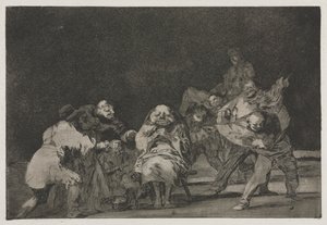 I Proverbi: Lealtà, 1864 da Francisco de Goya