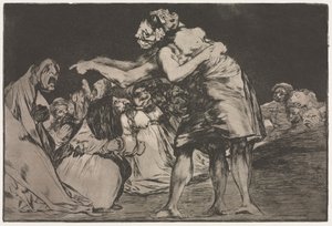 I proverbi: follia matrimoniale, 1864 da Francisco de Goya