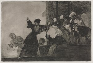 I proverbi: Povera follia da Francisco de Goya