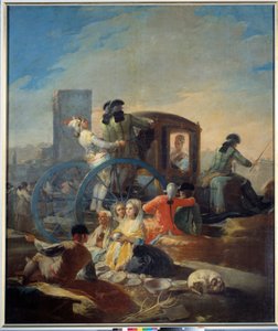 Il venditore di piatti da Francisco de Goya