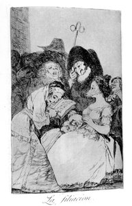 La filiazione, 1799 da Francisco de Goya