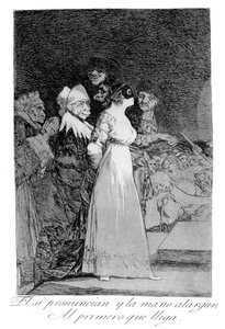 Dicono di sì e danno la mano al primo venuto, 1799 da Francisco de Goya