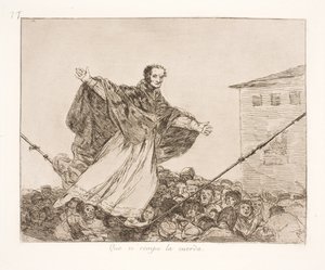 La corda si spezza (77) da Francisco de Goya