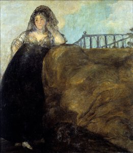 Una manola, dona Leocadia Zorrilla da Francisco de Goya