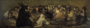 Sabba delle streghe o Il grande caprone da Francisco de Goya