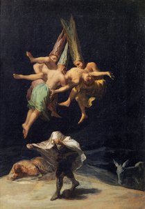 Streghe in volo da Francisco de Goya