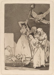 Ya van desplumados (Là vanno spennati) da Francisco de Goya