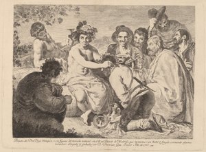 Bacco da Francisco de Goya after Diego Velázquez