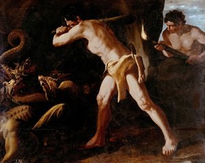 Fatiche di Ercole per Buen Retiro: uccisione dell