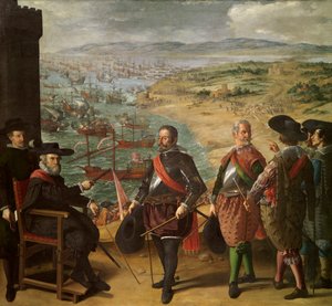 La difesa di Cadice contro gli inglesi da Francisco de Zurbaran