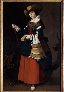 Ritratto a figura intera di Santa Margherita d