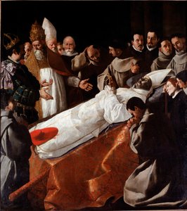 Il corpo di San Bonaventura in stato