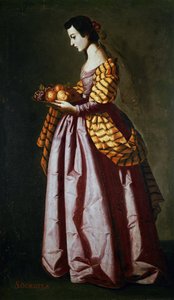 Santa Dorotea da Francisco de Zurbaran