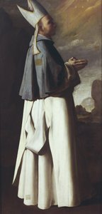 San Ugo di Grenoble (Hugues de Chateauneuf) (olio su tela)