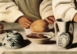 San Ugo (dettaglio) da Francisco de Zurbaran