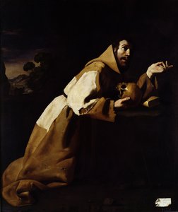 San Francesco in meditazione, 1639 da Francisco de Zurbaran