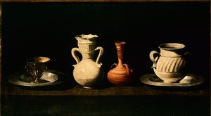 Natura morta: brocche, pentole da Francisco de Zurbaran