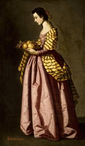 Santa Dorotea da Francisco de Zurbaran