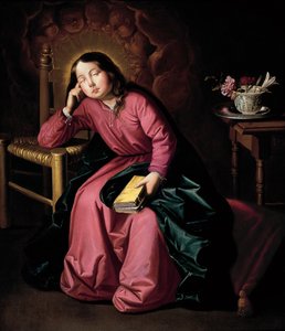 La Vergine bambina addormentata