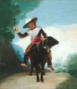 Ragazzo su un ariete da Francisco de Goya