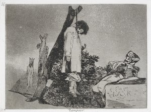 Non (in questo caso) neanche (Tampoco) dalla serie I disastri della guerra (Los Desastres de la Guerra) da Francisco de Goya