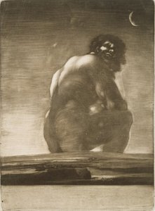 Gigante seduto da Francisco de Goya