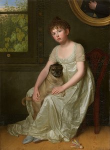 Ritratto di Sylvie de la Rue da Franciscus Joseph Octave van der Donckt