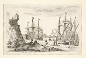 Ingresso a un angolo di Calais da Franciscus van der Steen