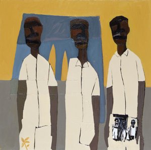 Church Boys III, 2000 (tecnica mista su tela)