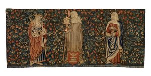 Arazzo Mille Fleurs, fronte d