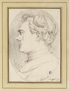 Ritratto caricaturale del pittore Ménageot, Roma 1772