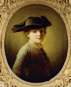Jeune garcon au tricorne - ragazzo con cappello a tre angoli ... da Francois Hubert Drouais