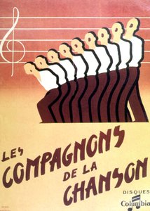 "Les Compagnons de la chanson da Francois-emile Popineau