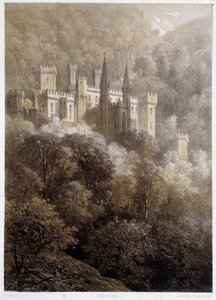 Castello in una montagna in Germania